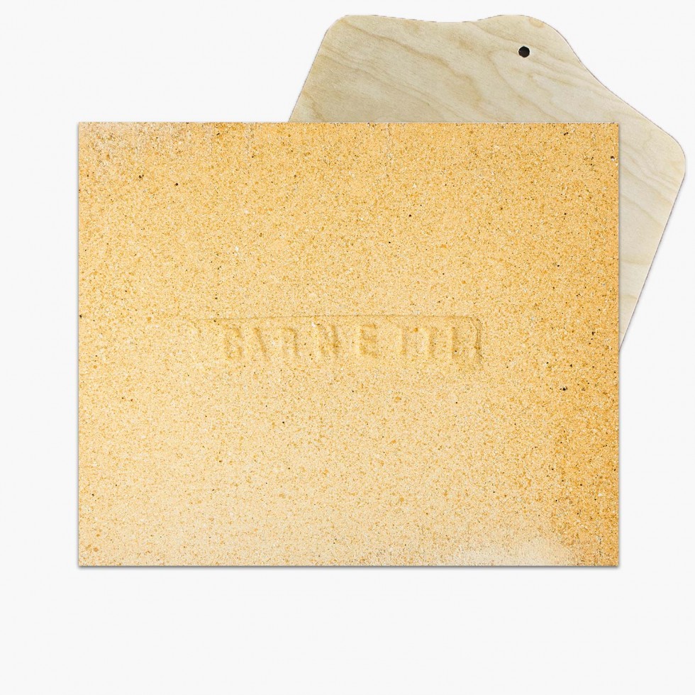 Prostokątny kamień do pizzy + jedna łopatka